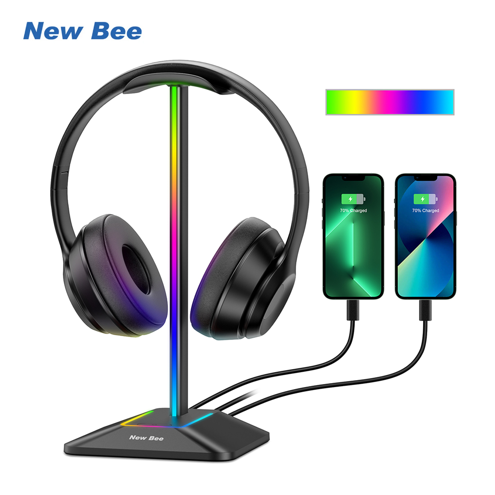 Headset Stand Rgb - Nuevo Soporte para auriculares Bee Z8
