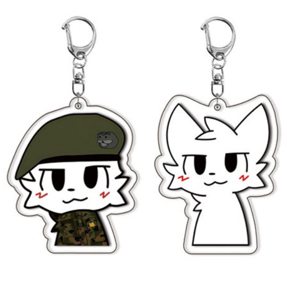 Gaming Accessories Cute - Llaveros de Gato Blanco y Negro