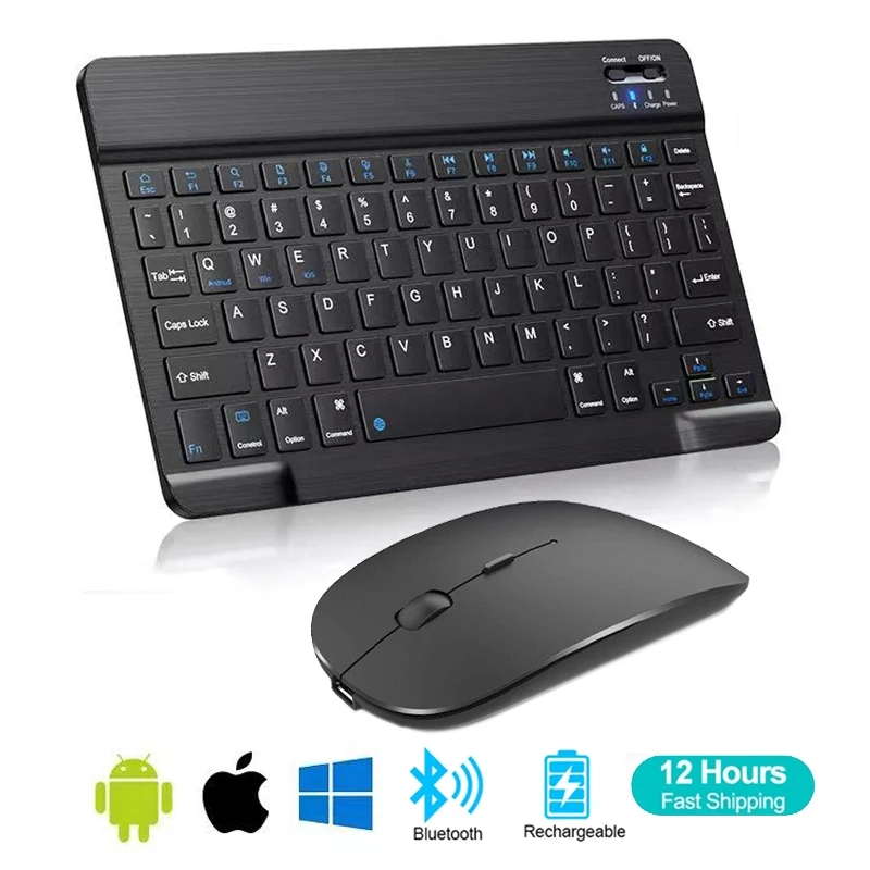 Gaming Accessories Ipad - Teclado inalámbrico Bluetooth español francés Azerty