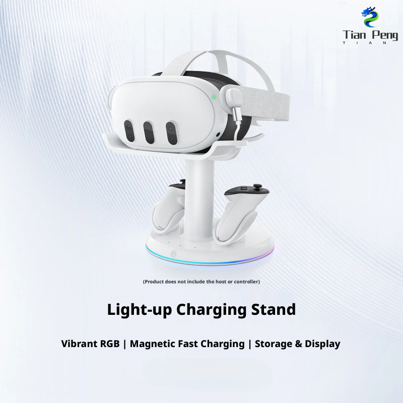 Headset Stand Rgb - Base de Carga Rápida para Meta