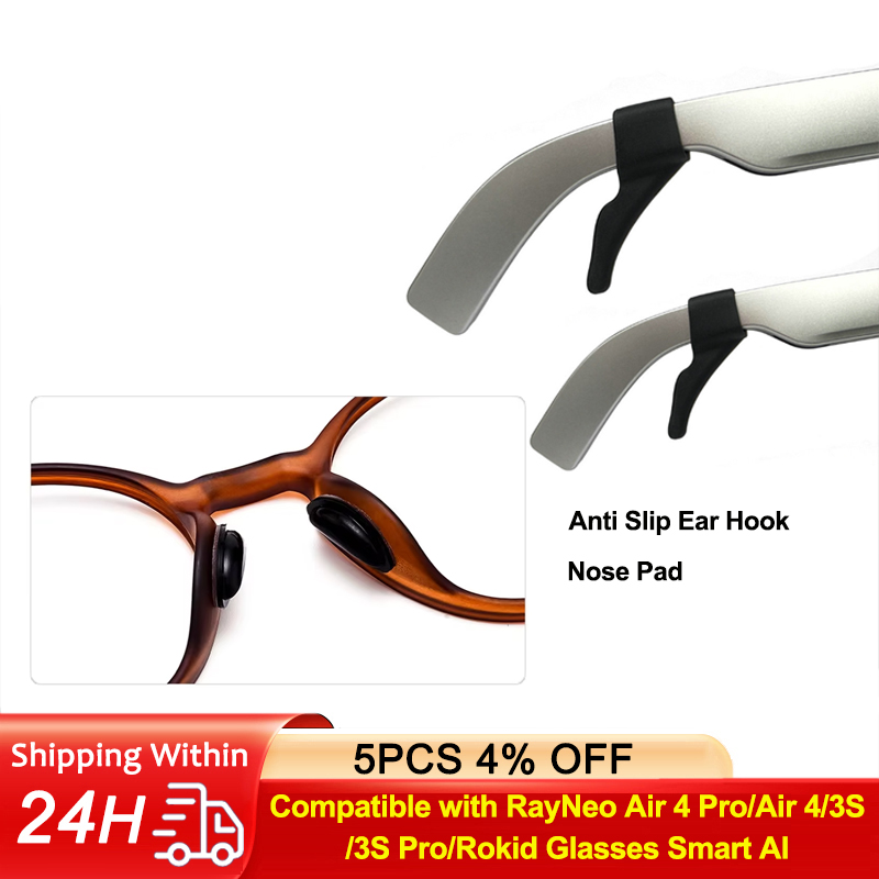 Video Gaming Accessories - Accesorios de Silicona Antideslizantes para Gafas