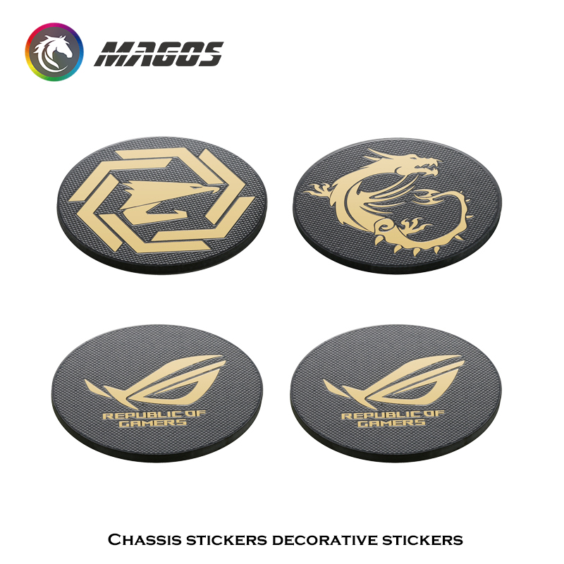 Video Gaming Accessories - Etiqueta engomada del metal del ventilador