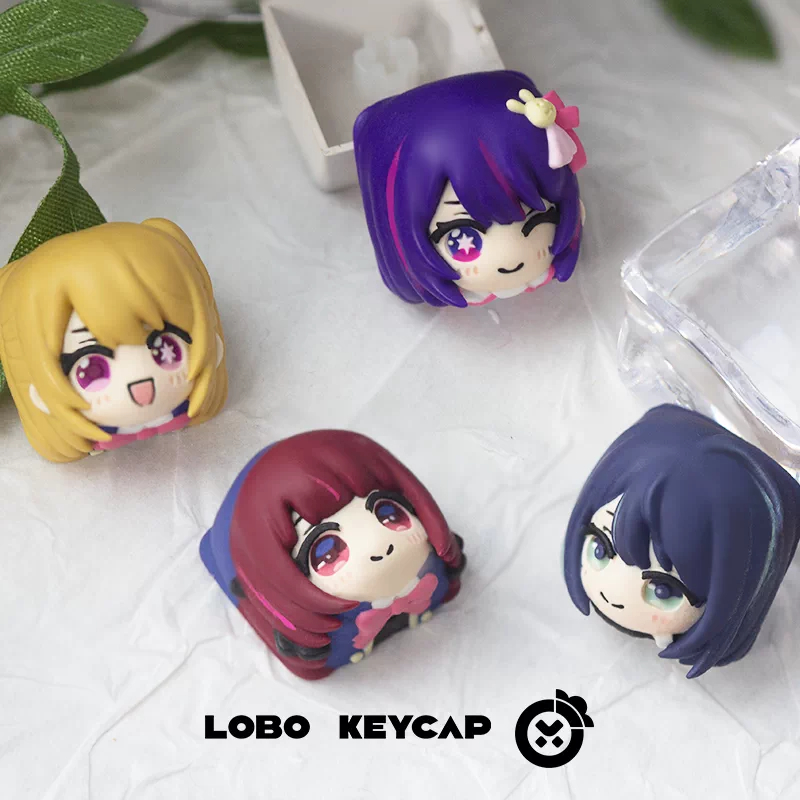 Gaming Accessories Japan - Tecla de Resina Lobo Art Oshi