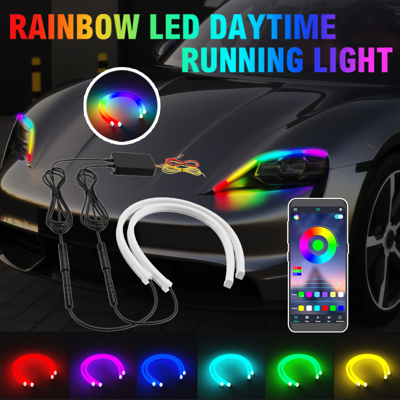 Rgb Hub Sync - 2 Piezas de Luces LED DRL