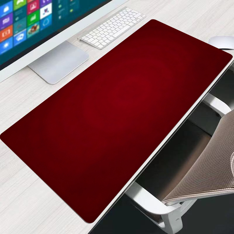 Gaming Accessories White - Alfombrilla de ratón roja para oficina,