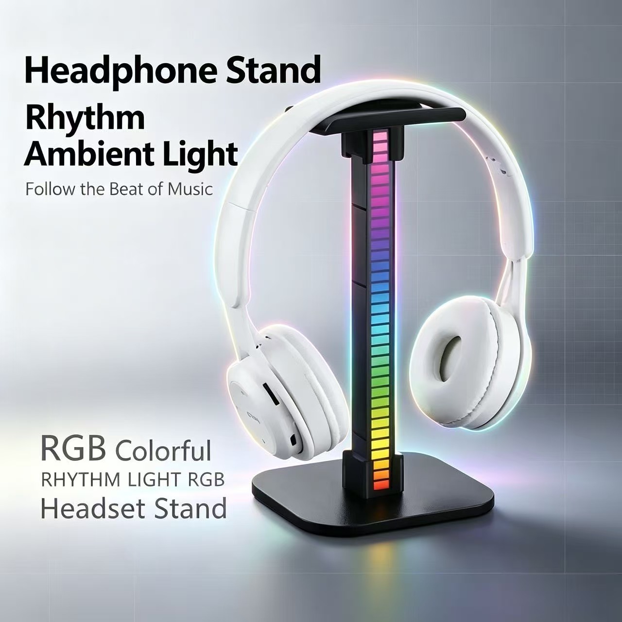 Headset Stand Rgb - Soporte para Auriculares de Juego USB