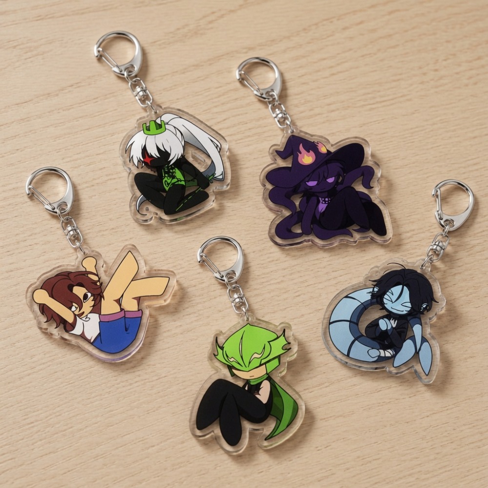 Gaming Accessories Cute - Llaveros de dibujos animados Chibi bonitos,