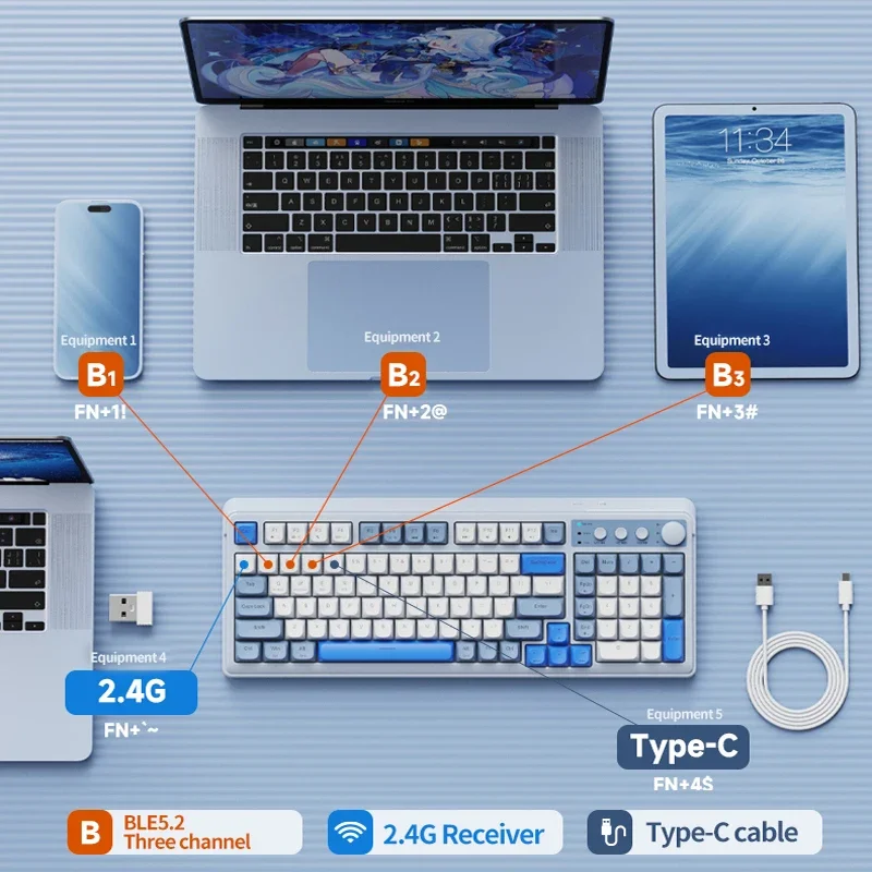 Teclado de Membrana LINGBAO LB - Gaming Accessories Uk reseña y precio