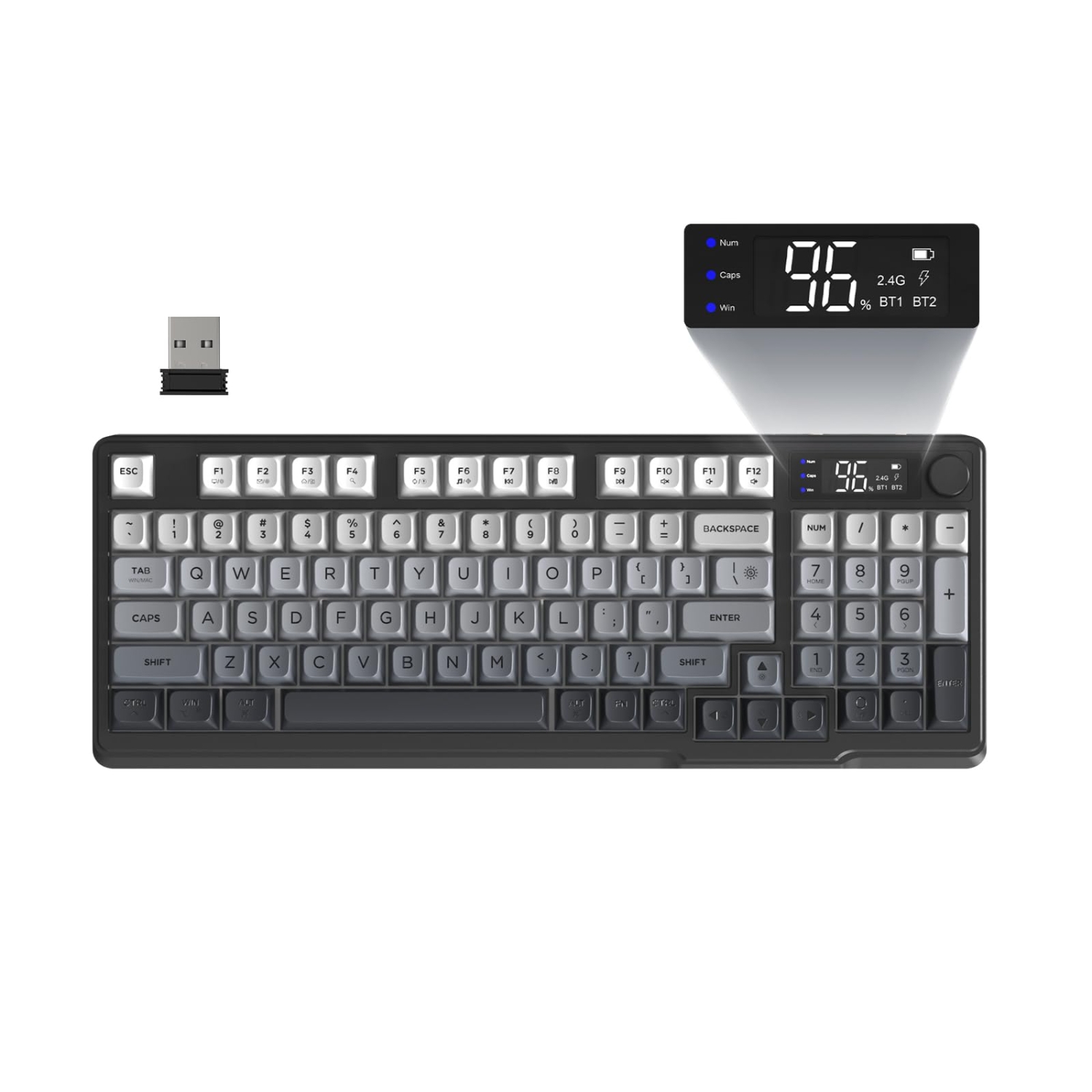 Freewolf M96 teclado inalámbri - Gaming Accessories Uk reseña y precio