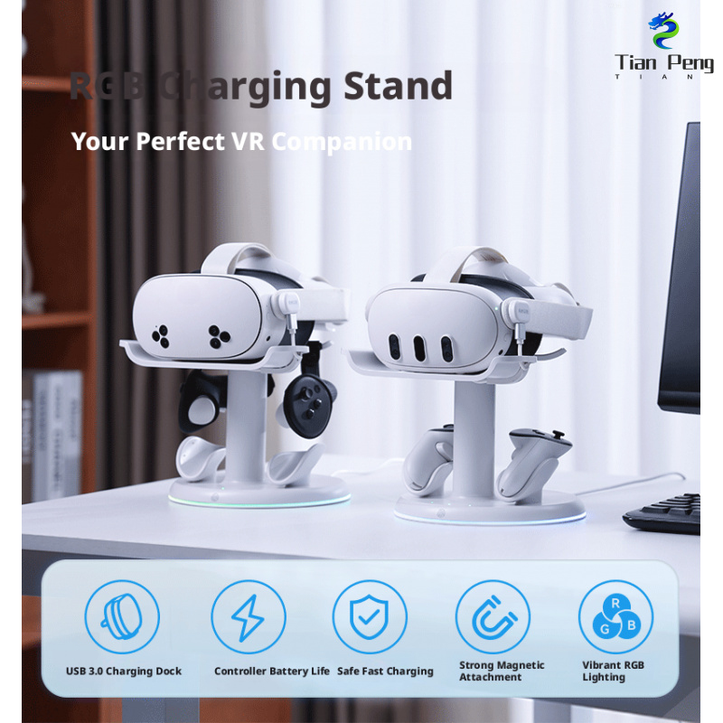 Base de Carga Rápida para Meta - Headset Stand Rgb reseña y precio