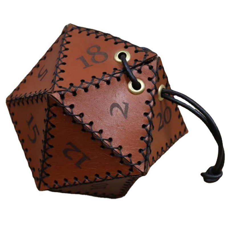 Bolsa de Dados D20 de Cuero, C - Gaming Accessories Ideas reseña y precio