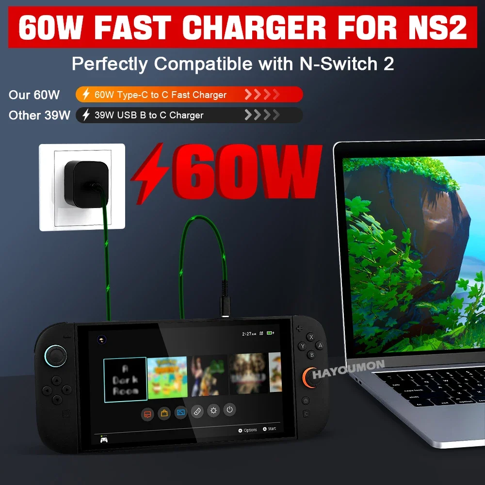 Adaptador de CA Tipo-C de 60W  - Gaming Accessories Uk reseña y precio