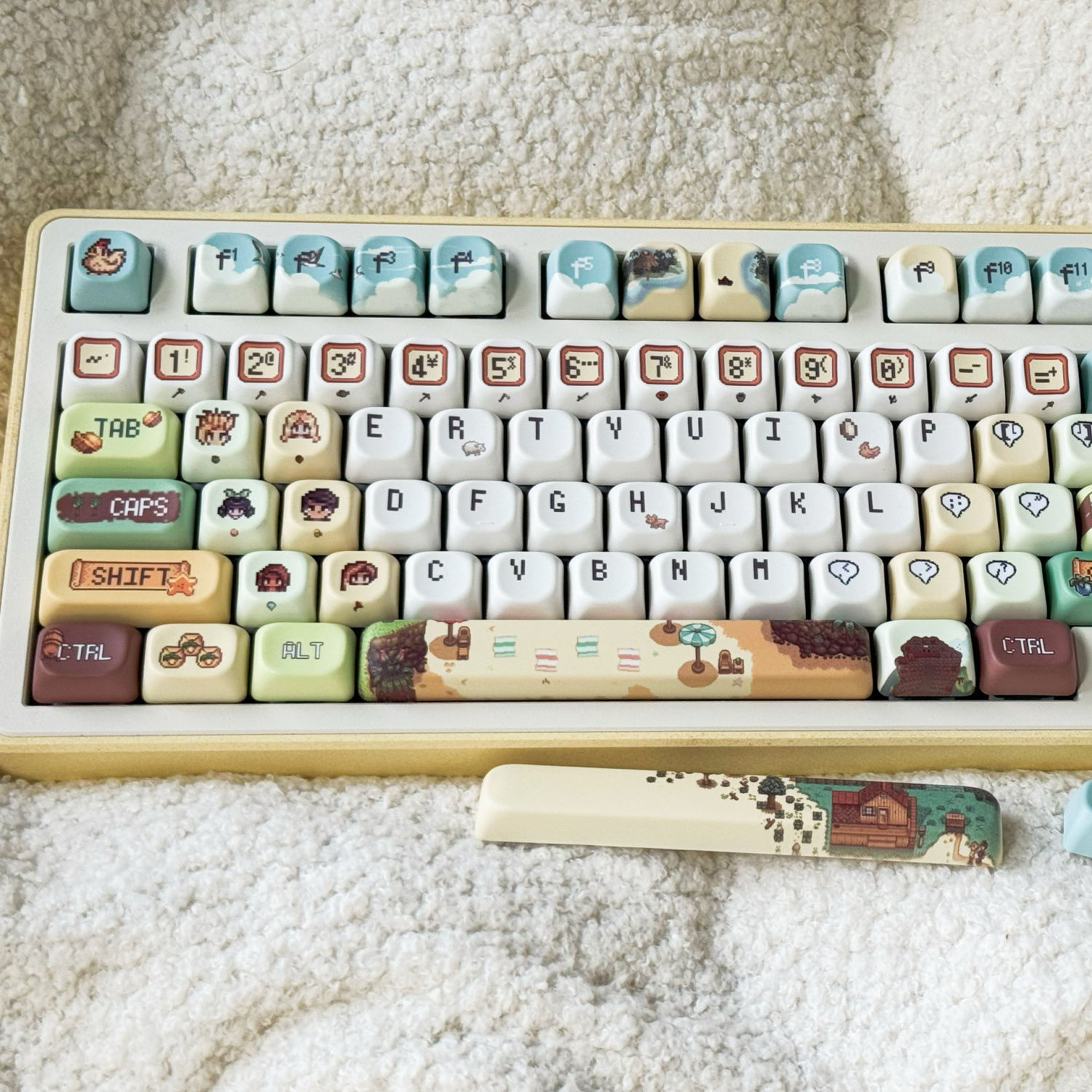Teclas estilo píxel de 137 tec - Gaming Accessories Cute reseña y precio