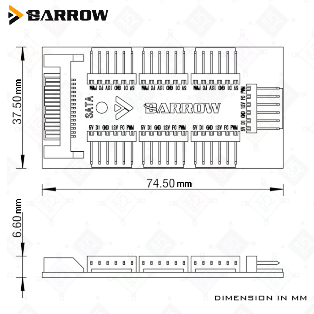 Barrow-controladores de ventil - Rgb Hub Sync reseña y precio