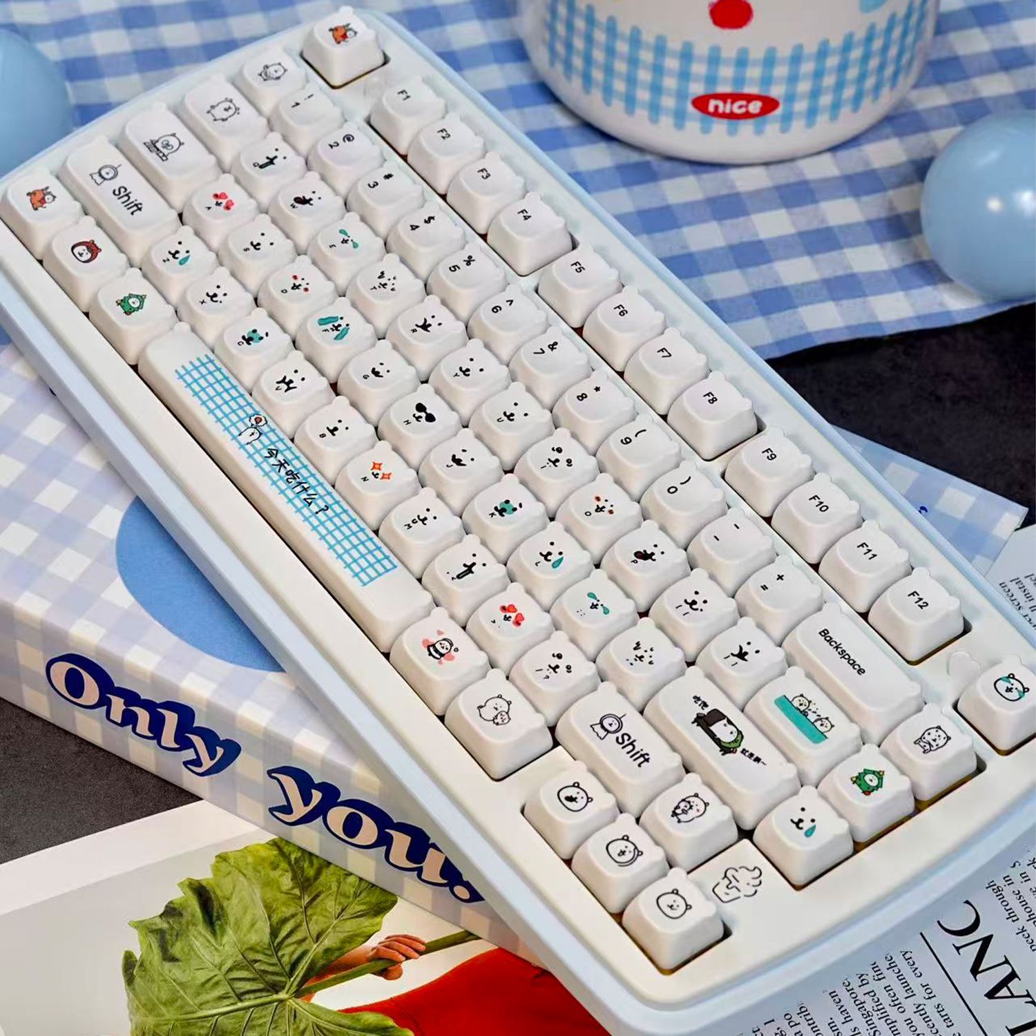 Teclas PBT Kawaii con Diseño d - Gaming Accessories Japan reseña y precio