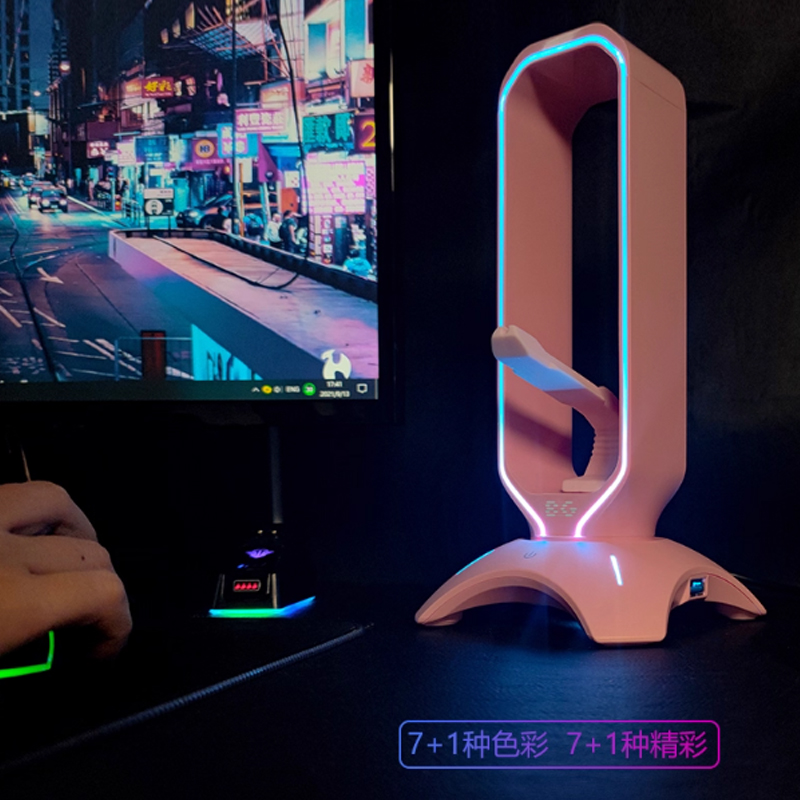 Soporte para auriculares RGB c - Headset Stand Rgb reseña y precio