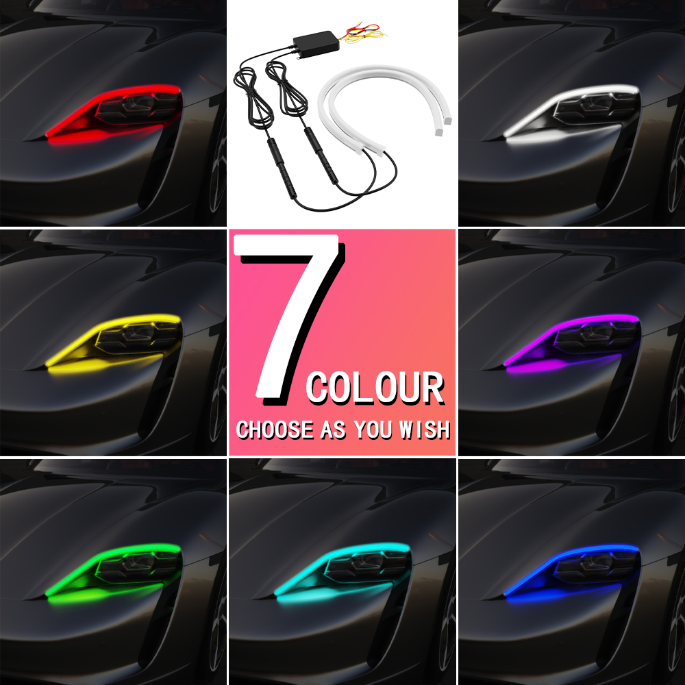 2 Piezas de Luces LED DRL para - Rgb Hub Sync reseña y precio