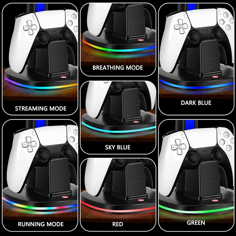 Estación de carga del controla - Headset Stand Rgb reseña y precio