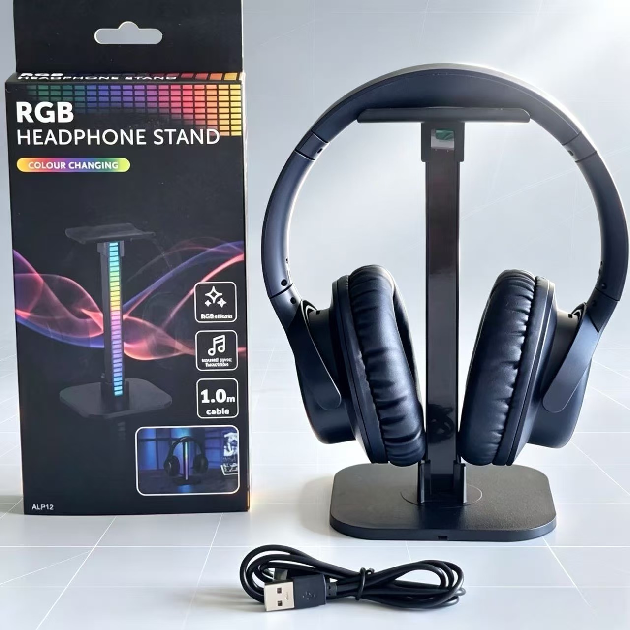 Soporte para Auriculares de Ju - Headset Stand Rgb reseña y precio