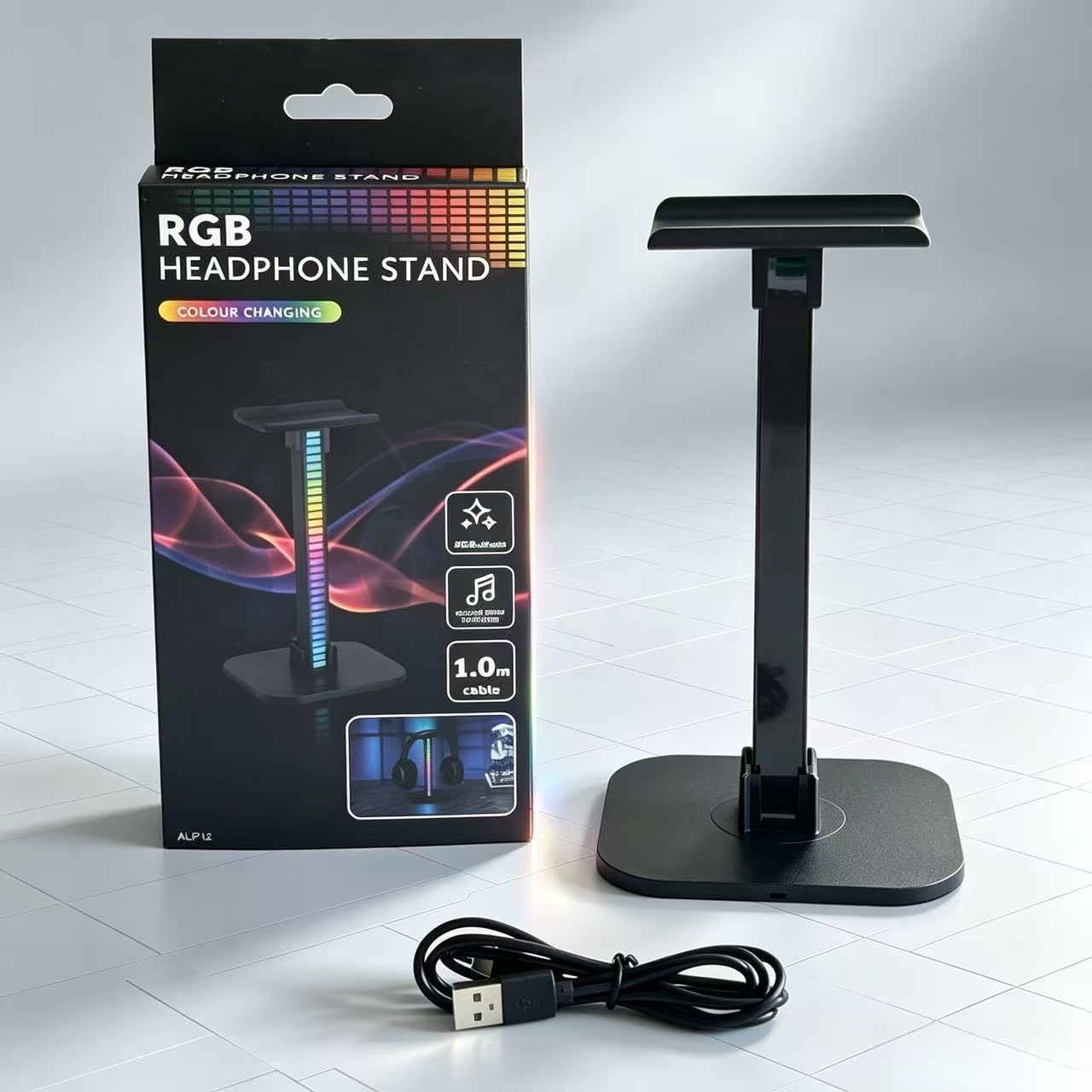 Soporte para Auriculares de Ju - Headset Stand Rgb reseña y precio