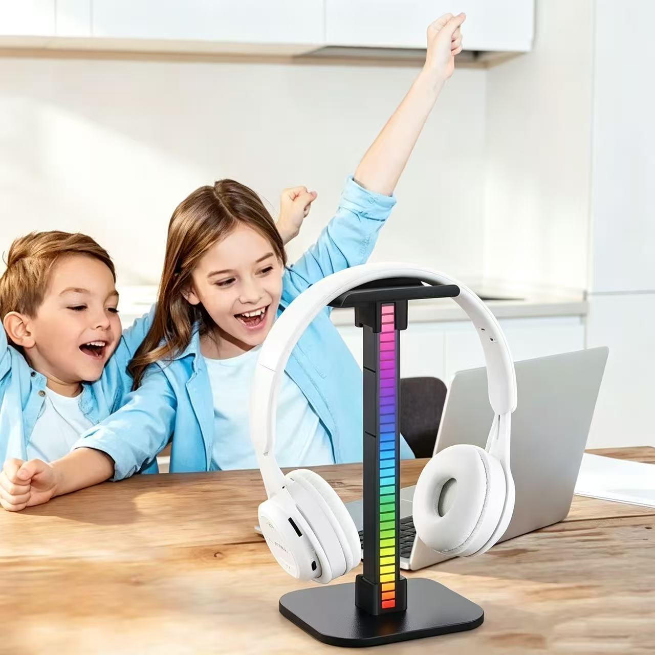 Soporte para Auriculares de Ju - Headset Stand Rgb reseña y precio