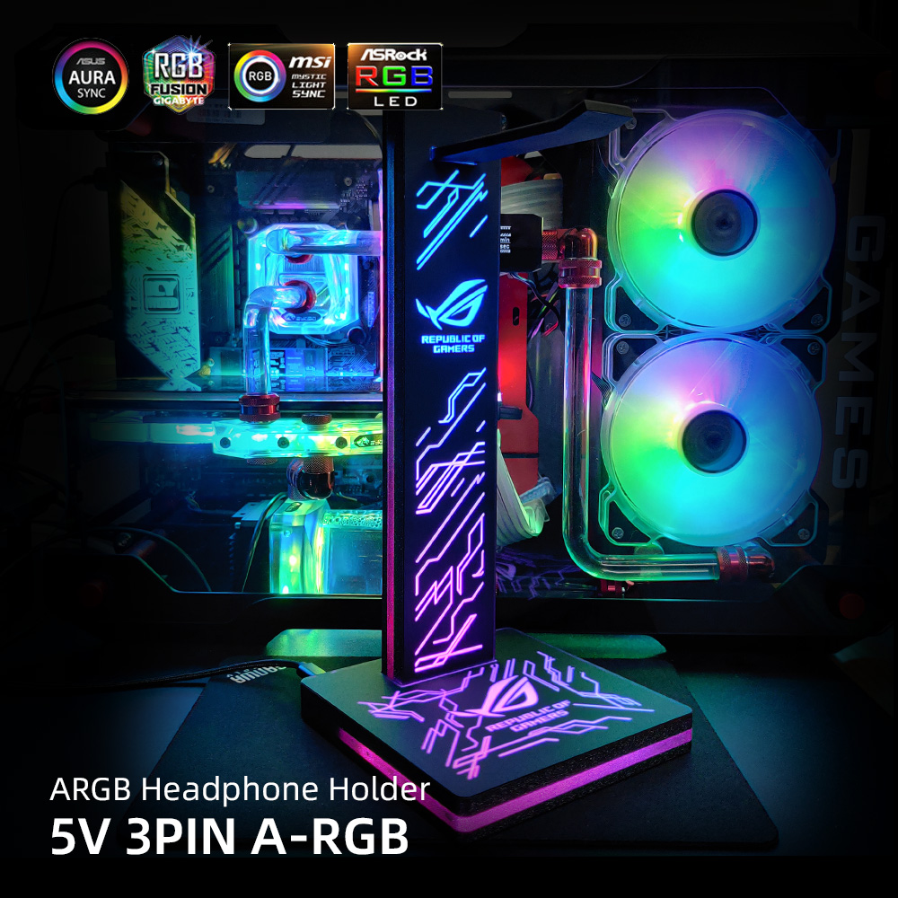 Soporte para Auriculares ARGB  - Headset Stand Rgb reseña y precio